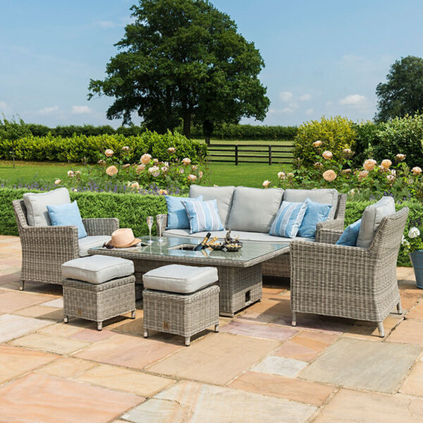 Oxford Rattan Sofa Set – Modern Outdoor Comfort